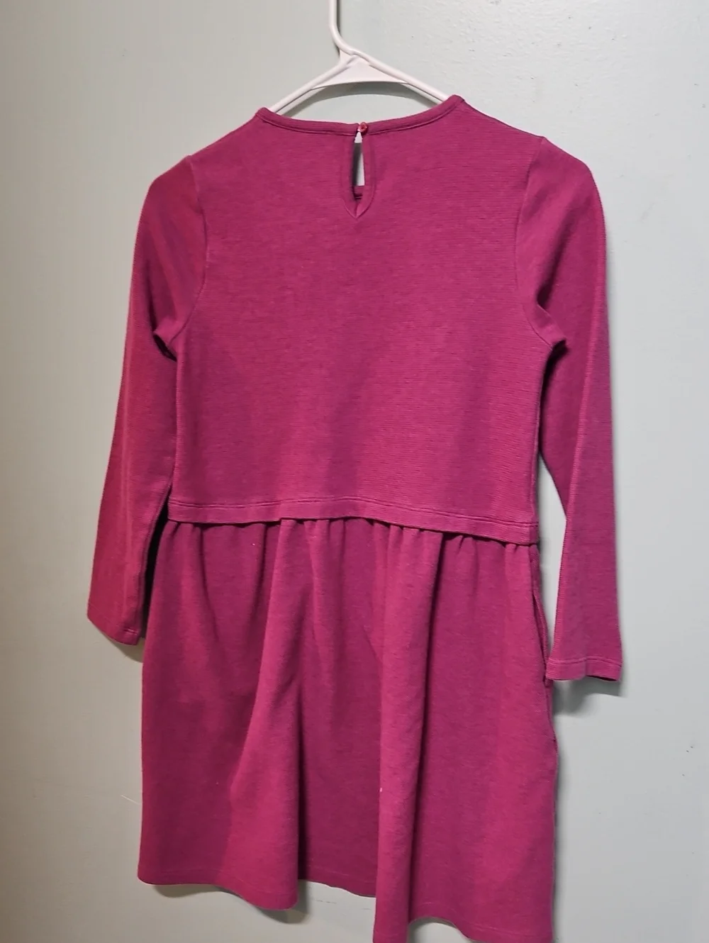 Vineyard Vines Girls' Raspberry Long-Sleeve Knit Dress